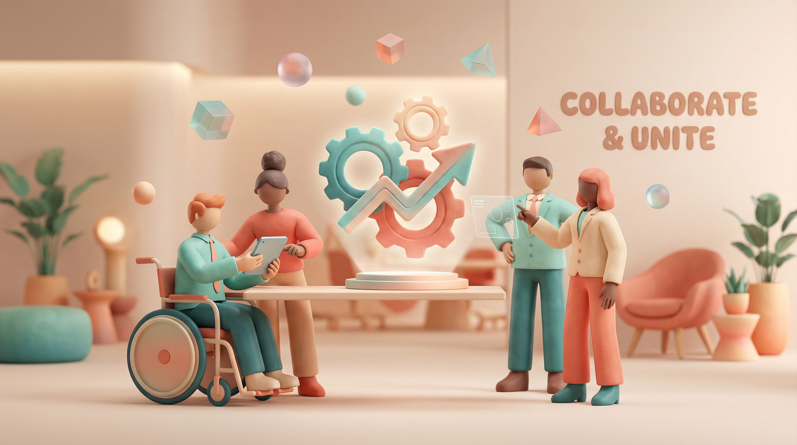 Equipe de profissionais colaborando em saúde e segurança ocupacional em Goiânia